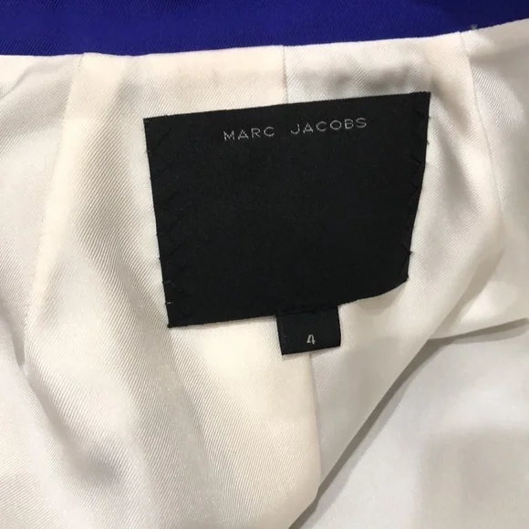 Marc Jacobs Blazer Size 4 Royal Blue - Picture 7 of 11